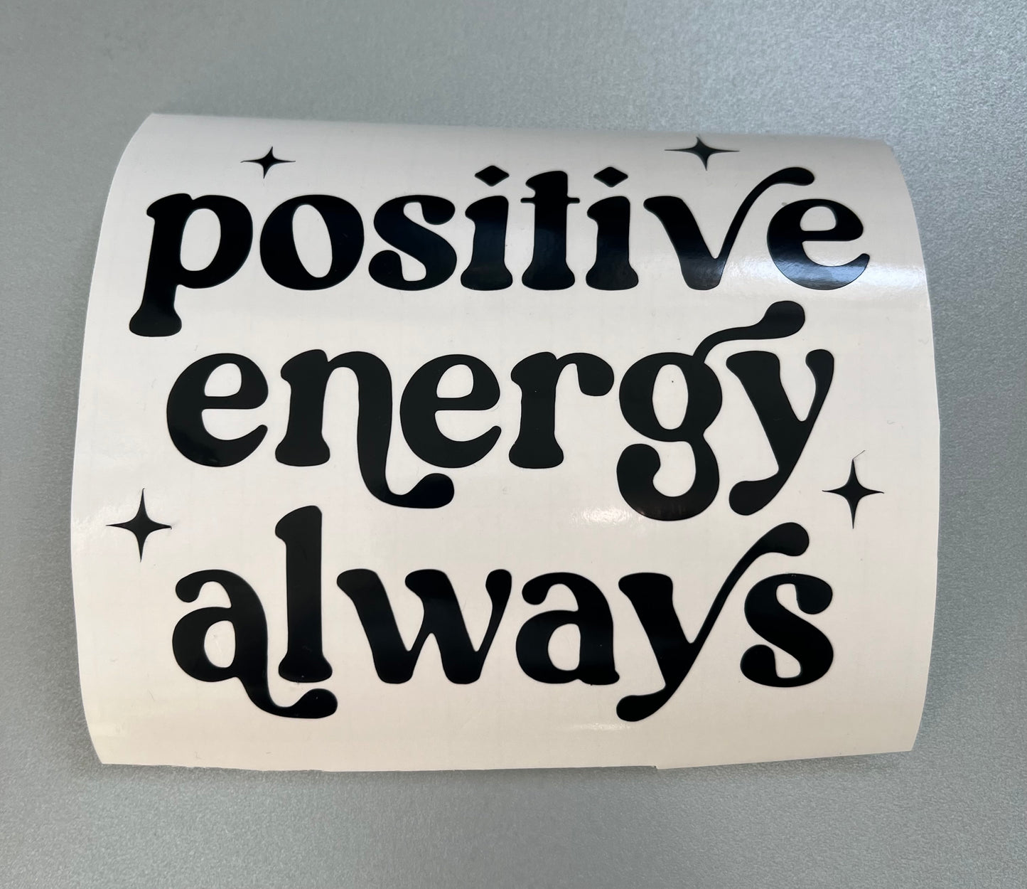 Mirror decal- Positive Energy